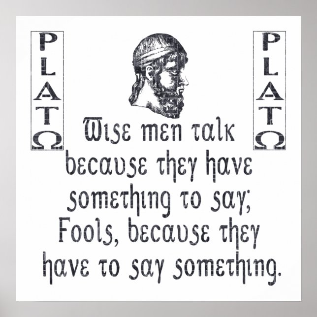 Plato Poster (Vorne)