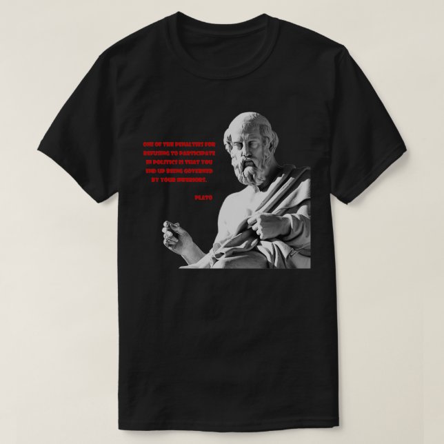 Plato quote Classic TShirt (Design vorne)