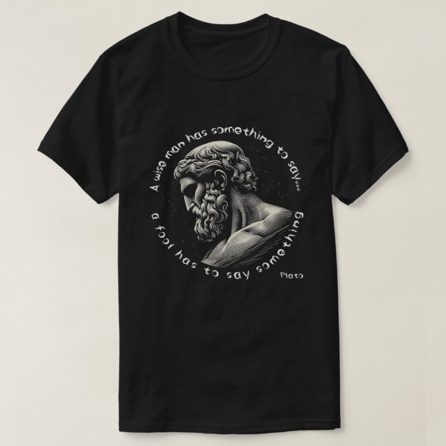 Plato Quote T-Shirt (Design vorne)
