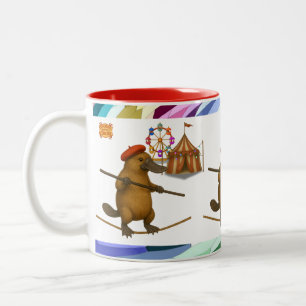 Plato Schnabeltier Seiltänzer Zweifarbige Tasse