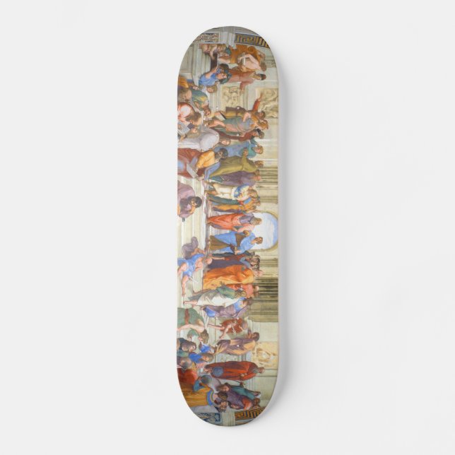 Plato- u. Aristoteles-Skateboard Skateboard (Vorderseite)