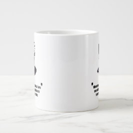 Plato "Weiße Männer sprechen" Zitat Jumbo-Tasse
