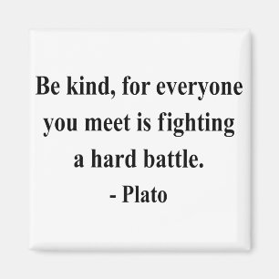 Plato Zitat 1a Magnet