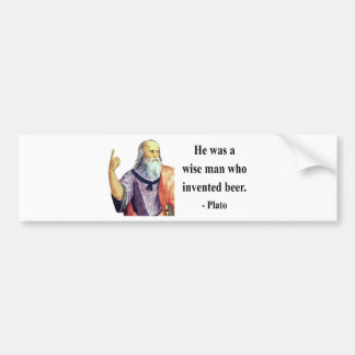 Plato-Zitat 3b Autoaufkleber