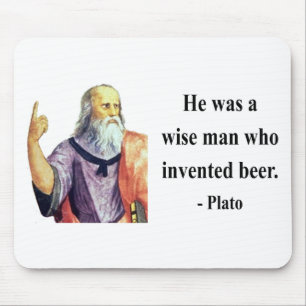 Plato-Zitat 3b Mousepad