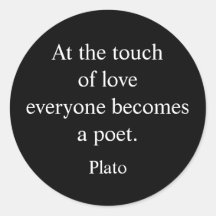 Plato Zitat; die Touch der Liebe