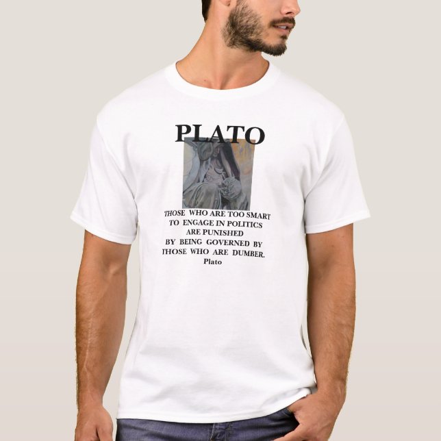 PLATO-ZITAT - SHIRT (Vorderseite)