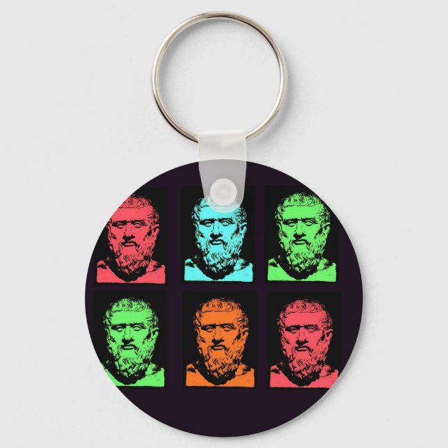 Platon Collage Schlüsselanhänger (Vorderseite)