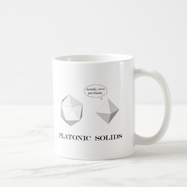 Platonische Körper-Tasse Kaffeetasse (Rechts)