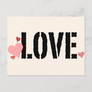 Platonischer Valentinstag Liebe Postkarte
