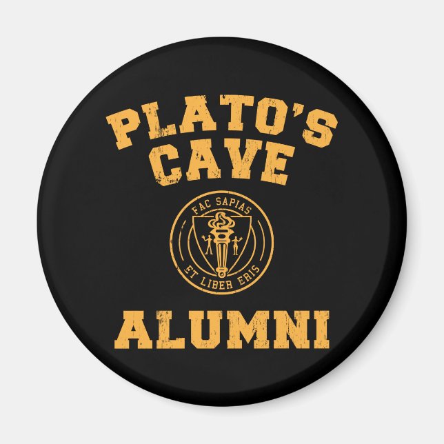 Platos Höhle Alumni Magnet (Vorne)