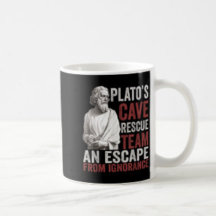 Platos Höhlenrettungsteam - Antike griechische Phi Kaffeetasse