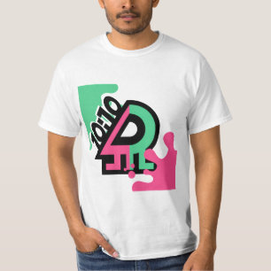 Platsch farbig T-Shirt