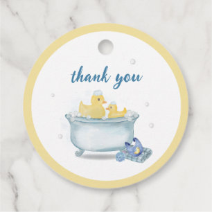 Platsch Platsch Mami-Ente Badewanne Baby Shower Geschenkanhänger