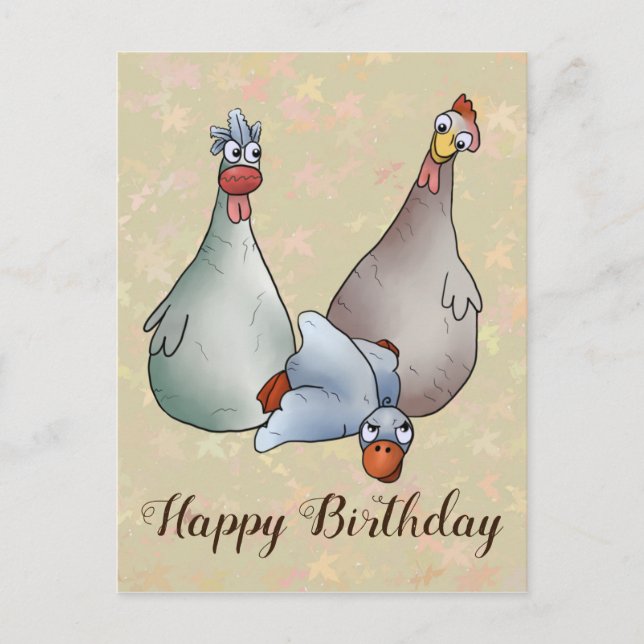 Platsch Postkarte (Vorderseite)