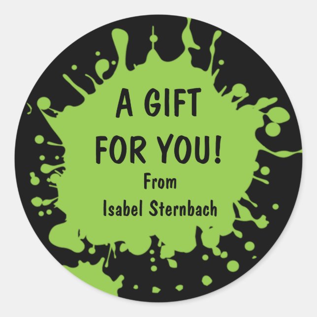 Platscher Aufkleber (Vorderseite)