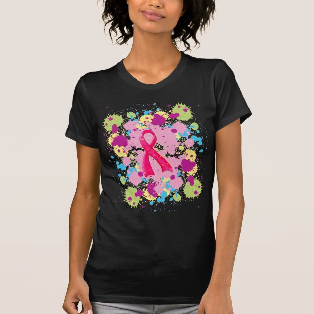 Platscher rosa Band-T - Shirt (Vorderseite)