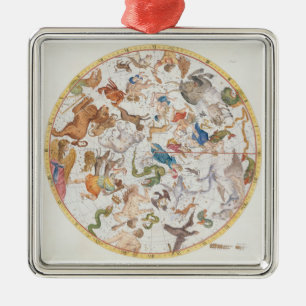 Platte 26 "vom Atlas Coelestis", durch John Silbernes Ornament