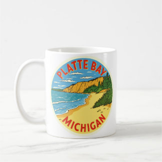 Platte Bay Michigan Vintag Kaffeetasse