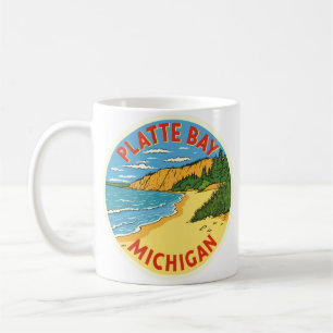 Platte Bay Michigan Vintage Kaffeetasse
