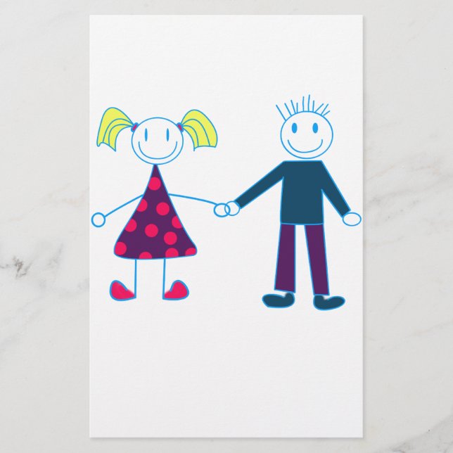 Platte Briefpapier (Vorderseite)