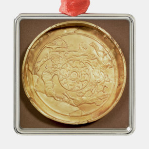 Platte (Gold) Ornament Aus Metall