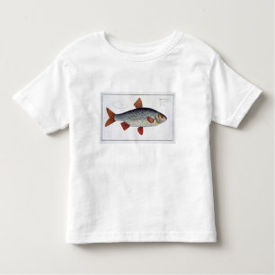 Platte II der Hinterwelle (Cyprinus Rutilis) von Kleinkind T-shirt