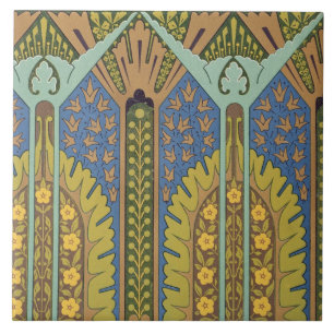 Platte III "von den Studien im Entwurf", c.1874-76 Fliese