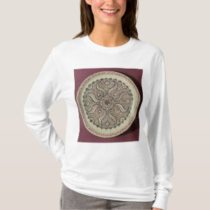 Platte verziert mit einem Flammenmuster T-Shirt