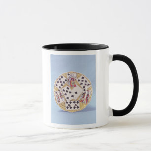 Platte verziert mit einem trompe - L ' oeil Tasse