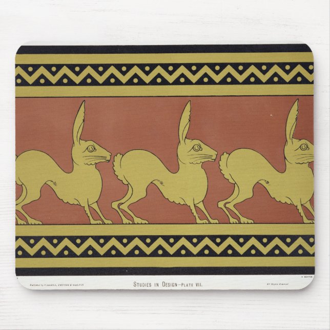 Platte VII "von den Studien im Entwurf", c.1874-76 Mousepad (Vorne)