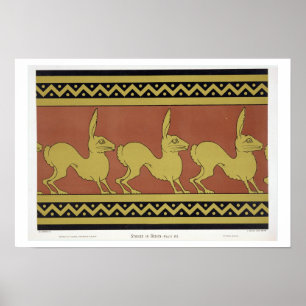 Platte VII "von den Studien im Entwurf", c.1874-76 Poster