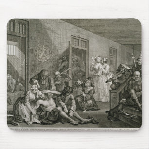 Platte VIII vom Fortschritt einer Rührstange, 1735 Mousepad