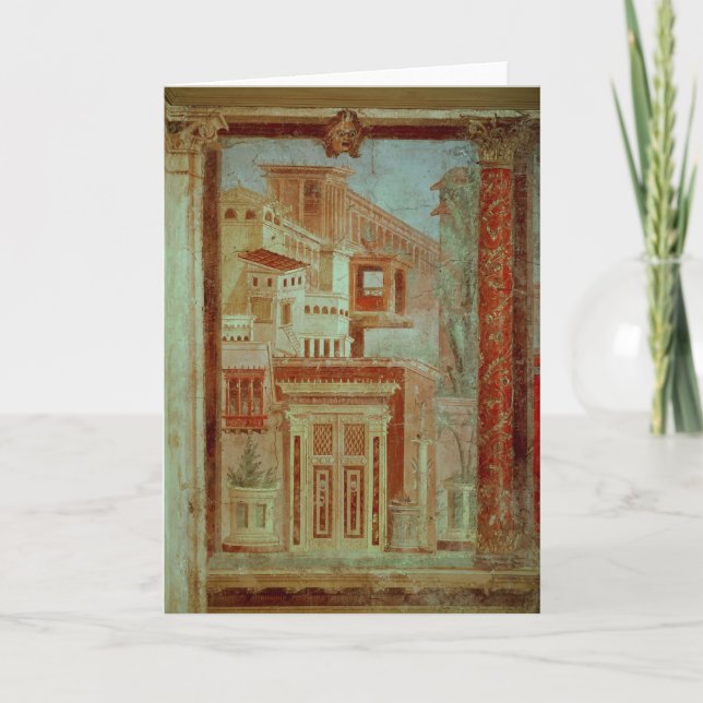 Platte vom Cubiculum vom Schlafzimmer von Karte (Vorderseite)