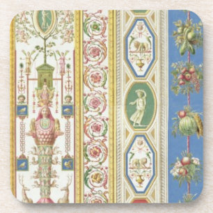 Platte vom RAPHAELLoggia in Vatikan, engr Getränkeuntersetzer