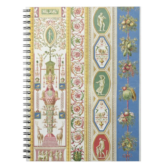 Platte vom RAPHAELLoggia in Vatikan, engr Notizblock (Vorderseite)