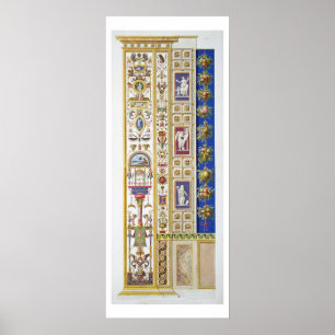 Platte vom RAPHAELLoggia in Vatikan, von Poster