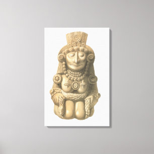 Platte "von den alten Monumenten von Mexiko", 1866 Leinwanddruck