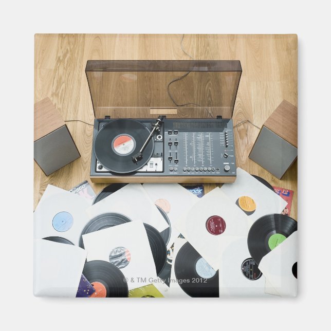 Platten auf dem Boden Magnet (Vorne)