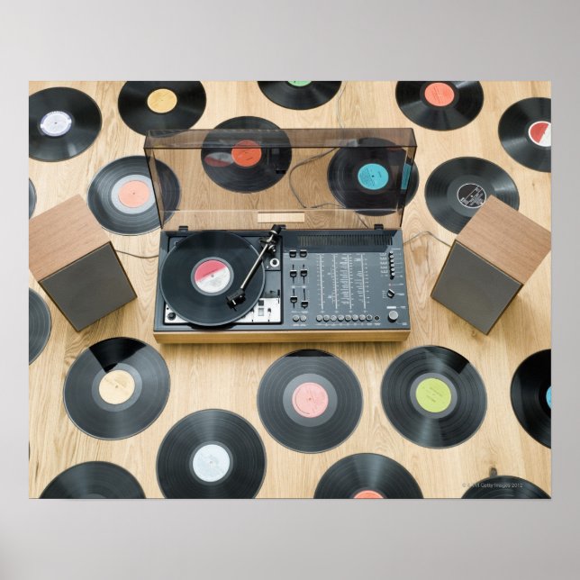 Platten auf Stockwerk 2 Poster (Vorne)