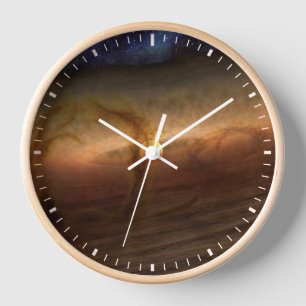 Platten aus planetbildenden Materialien, Rundstein Uhr