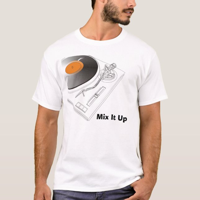 platten, mischen Sie es oben T-Shirt (Vorderseite)