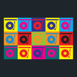 Platten Pop Kunst Poster<br><div class="desc">Platten Pop Art. Wenn Platten Ihr Hobby,  Beruf oder Besessenheit sind,  zeigen Sie es mit großen Platten T - Shirt,  Tasse,  Aufkleber,  und mehr. Sie sind auch tolle Geschenke für andere Platten Fans!</div>