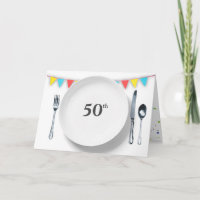 Platten und Silberwaren zum 50. Geburtstag