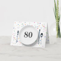 Platten und Silberwaren zum 80. Geburtstag