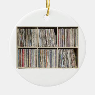 Platten Vinyl-Alben-Sammelbehälter Keramik Ornament
