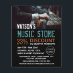 Plattenauswahl, Musik-Store-Werbung Flyer<br><div class="desc">Flyer für die Tonträgerwerbung im Musikgeschäft können im Business Card Store aufgezeichnet werden.</div>