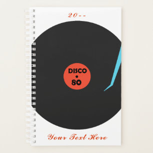 Plattendisco-Musikplaner - individuell anpassbar Planer