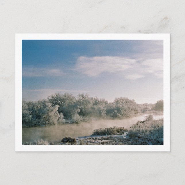 PLATTENFLUSS POSTKARTE (Vorderseite)