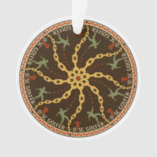 Plattengolfer Ornament